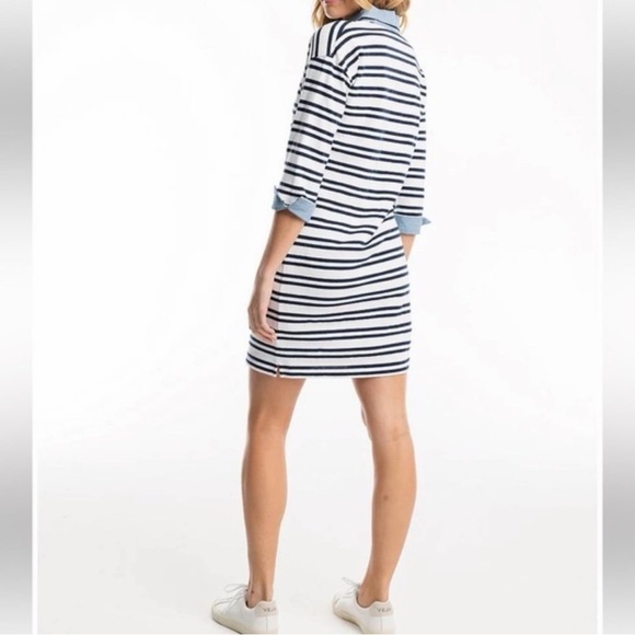 NWT Southern Tide Carolena Stripe Shirt Dress - Picture 3 of 3